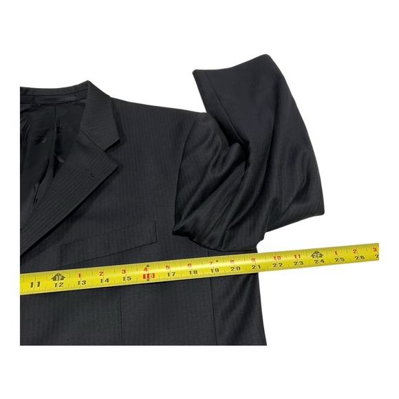 Burberry London Men's 100%Wool Striped 3 Buttons Sportscoat Blazer Size 40 SHT - Picture 7 of 12